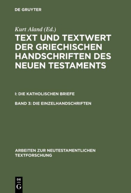 Die Einzelhandschriften - 