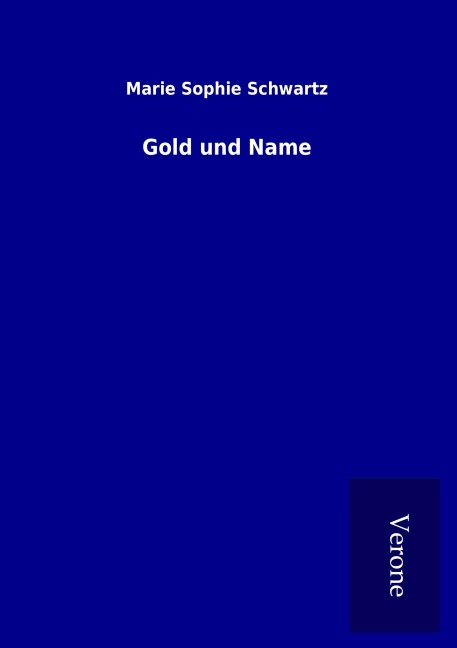 Gold und Name - Marie Sophie Schwartz
