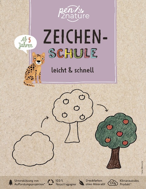 Zeichen-Schule leicht & schnell. Zeichnen lernen für Kinder ab 5 Jahren - Pen2nature