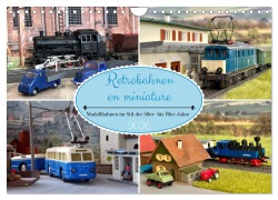 Cover-Bild zum Titel 'Retrobahnen en miniature (Wandkalender 2026 DIN A4 quer), CALVENDO Monatskalender' von 'Klaus-Peter Huschka'