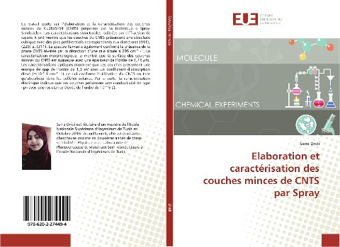 Elaboration et caractérisation des couches minces de CNTS par Spray - Sarra Dridi