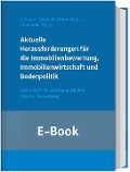 Cover-Bild zum Titel 'Aktuelle Herausforderungen für die Immobilienbewertung, Immobilienwirtschaft und Bodenpolitik (E-Book)' von ''