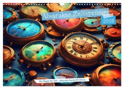 Cover-Bild zum Titel 'Abstrakte Zeitsprünge (Wandkalender 2026 DIN A3 quer), CALVENDO Monatskalender' von 'Katharina Stachanczyk'