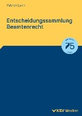Cover-Bild zum Titel 'Entscheidungssammlung Beamtenrecht' von 'Patrick Lerm'