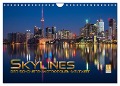 Skylines der schönsten Metropolen weltweit (Wandkalender 2024 DIN A4 quer), CALVENDO Monatskalender - Renate Utz