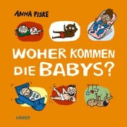 Cover-Bild zum Titel 'Woher kommen die Babys?' von 'Anna Fiske'