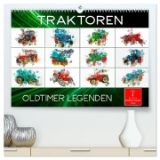 Cover-Bild zum Titel 'Traktoren Oldtimer Legenden (hochwertiger Premium Wandkalender 2026 DIN A2 quer), Kunstdruck in Hochglanz' von 'Peter Roder'