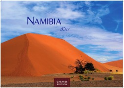 Cover-Bild zum Titel 'Namibia Kalender 2027 - Wandkalender | Fotokalender Afrika 24x35 cm - . mit atemberaubenden Landschaftsfotos und der Tierwelt.' von ''