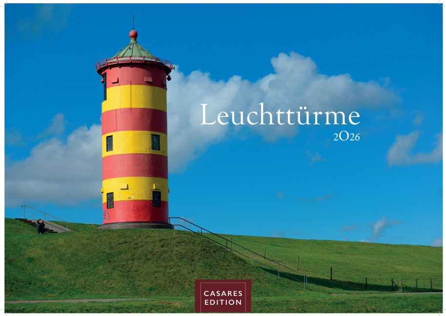Leuchttürme Kalender 2026 24x35cm - Hochwertiger Wandkalender 2026 mit beeindruckenden Fotografien von Leuchttürmen weltweit. - 