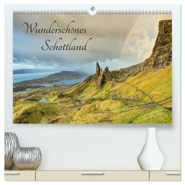 Wunderschönes Schottland (hochwertiger Premium Wandkalender 2027 DIN A2 quer), Kunstdruck in Hochglanz - Michael Valjak