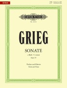 Cover-Bild zum Titel 'Sonate Nr. 3 c-Moll op. 45' von 'Edvard Grieg'