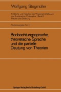 Cover-Bild zum Titel 'Beobachtungssprache, theoretische Sprache und die partielle Deutung von Theorien' von 'Wolfgang Stegmüller'