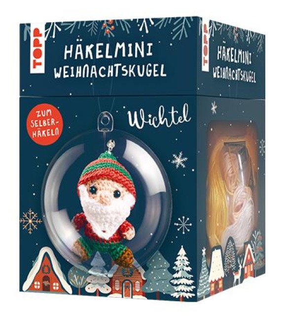 Häkelmini-Weihnachtskugel Häkelset Wichtel - Esther Konrad