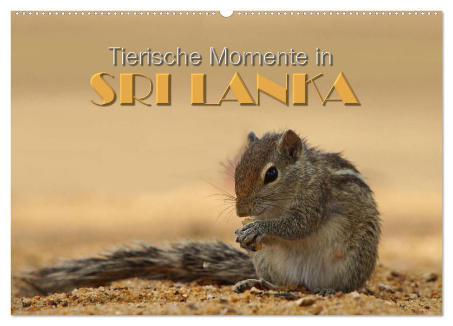 Sri Lanka - Tierische Momente (Wandkalender 2025 DIN A2 quer), CALVENDO Monatskalender - Michael Matziol