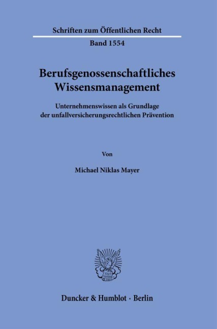 Berufsgenossenschaftliches Wissensmanagement - Michael Niklas Mayer