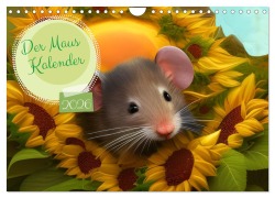 Cover-Bild zum Titel 'Der Maus Kalender (Wandkalender 2026 DIN A4 quer), CALVENDO Monatskalender' von 'Babett Paul - Babetts Bildergalerie'