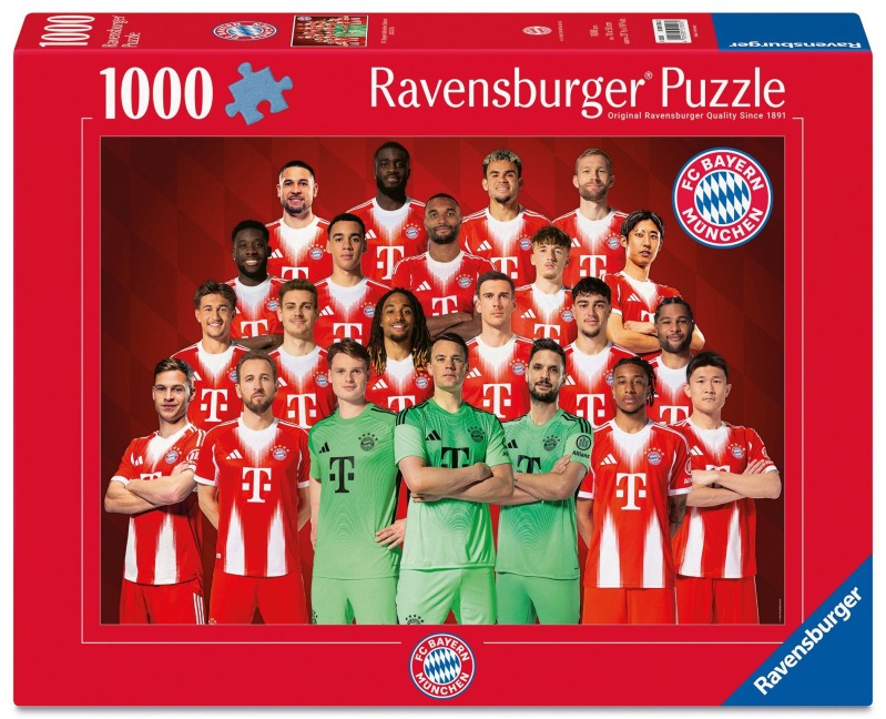 Erwachsenenpuzzle 1000 Teile - FC Bayern München Saison 2025/2026 - 