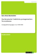 Cover-Bild zum Titel 'Das literarische Umfeld des portugiesischen Neorealismus' von 'Sara Anna Burmeister'