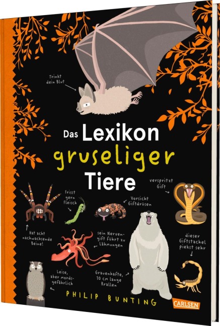 Das Lexikon gruseliger Tiere - Philip Bunting