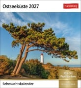 Cover-Bild zum Titel 'Ostseeküste Sehnsuchtskalender 2027 - Wochenkalender mit 53 Postkarten' von ''