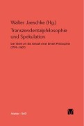 Cover-Bild zum Titel 'Transzendentalphilosophie und Spekulation' von ''