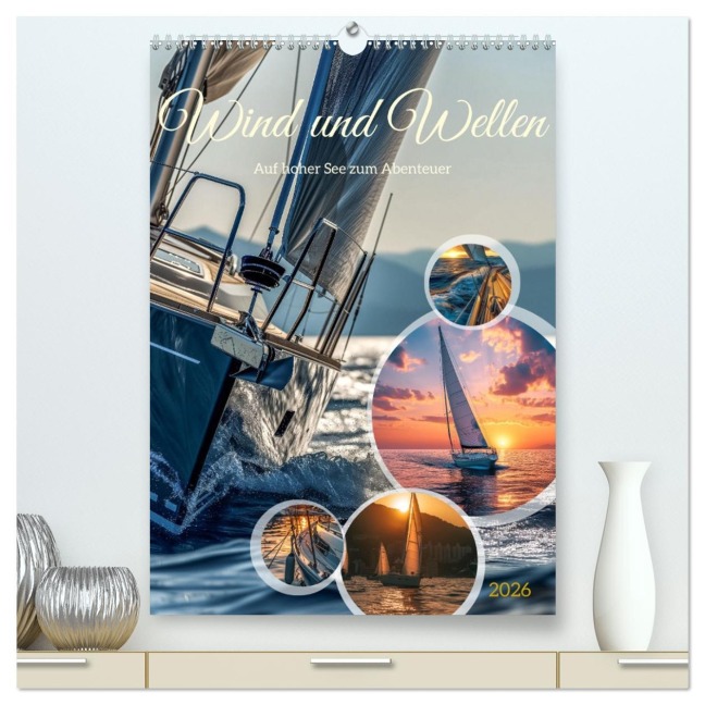 Wind und Wellen (hochwertiger Premium Wandkalender 2026 DIN A2 hoch), Kunstdruck in Hochglanz - Steffen Gierok-Latniak
