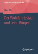 Cover-Bild zum Titel 'Der Wohlfahrtsstaat und seine Bürger' von 'Claus Offe'