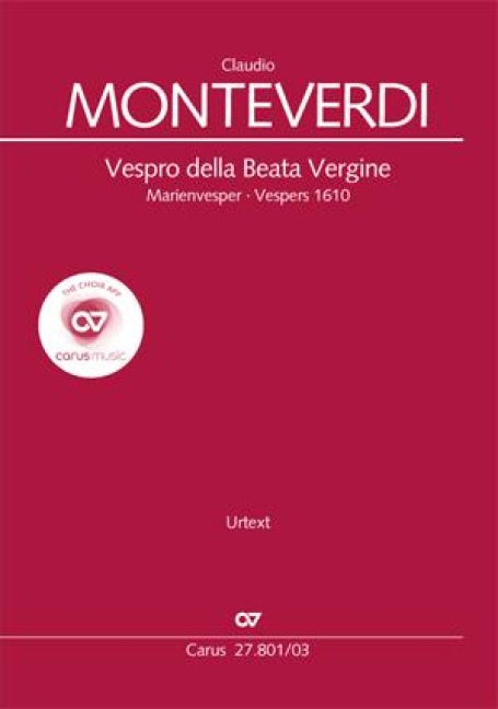 Vespro della Beata Vergine - Claudio Monteverdi