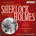Cover-Bild zum Titel 'Die Abenteuer des Sherlock Holmes: Der blaue Karfunkel & Das gesprenkelte Band' von 'Arthur Conan Doyle'