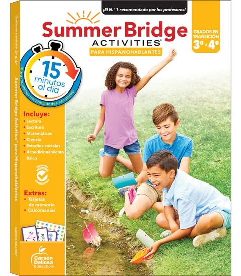 Summer Bridge Activities Spanish 3-4, Grades 3 - 4 - 