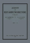 Lexikon der Ernährungskunde - C. Pirquet, E. Mayerhofer