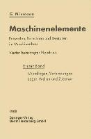 Maschinenelemente - Gustav Niemann, Hans Winter, Bernd-Robert Höhn