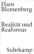 Cover-Bild zum Titel 'Realität und Realismus' von 'Hans Blumenberg'