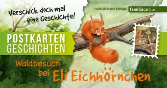 Cover-Bild zum Titel 'Waldbesuch bei Eli Eichhörnchen' von 'Leon Alexander Schmidt'