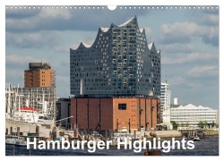Cover-Bild zum Titel 'Hamburger Highlights (Wandkalender 2027 DIN A3 quer), CALVENDO Monatskalender' von 'Thomas Seethaler'