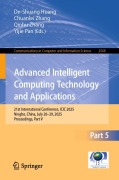 Cover-Bild zum Titel 'Advanced Intelligent Computing Technology and Applications' von ''