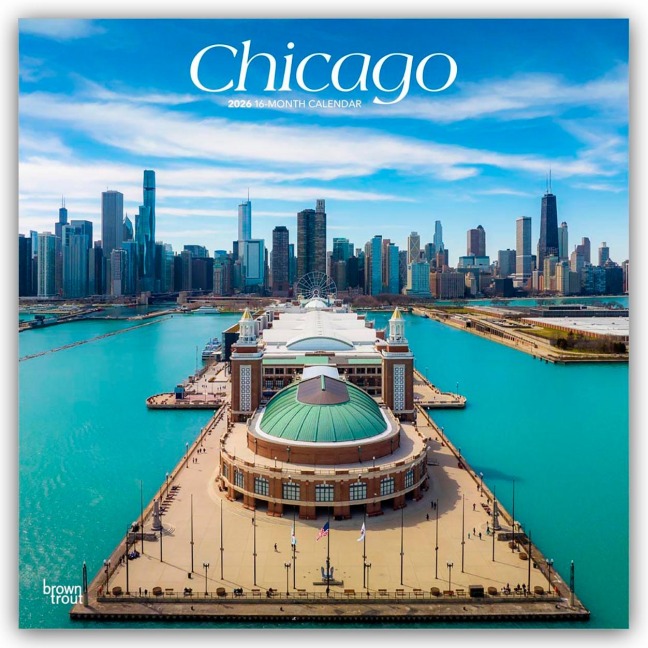 Chicago 2026 - 16-Monatskalender - Browntrout Publishers
