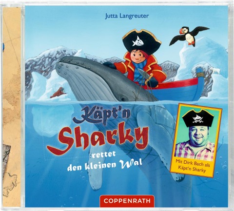 CD: Käpt'n Sharky rettet den kleinen Wal - Jutta Langreuter