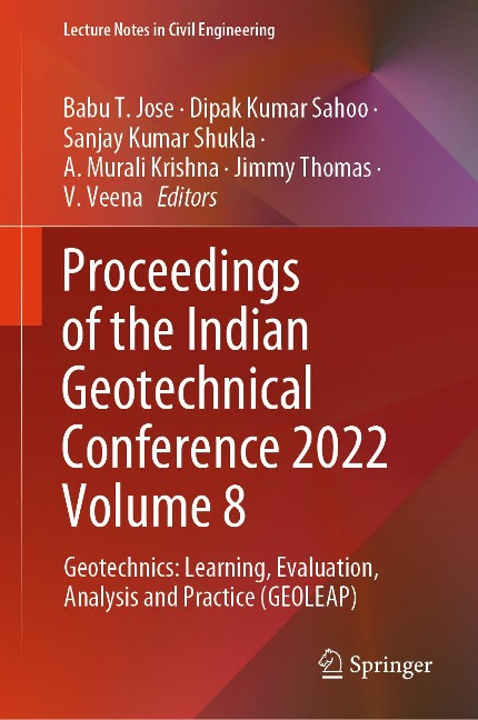 Proceedings of the Indian Geotechnical Conference 2022 Volume 8 - 