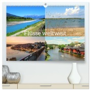 Cover-Bild zum Titel 'Flüsse weltweit (hochwertiger Premium Wandkalender 2026 DIN A2 quer), Kunstdruck in Hochglanz' von 'M. Gillner'