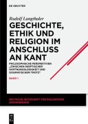 Cover-Bild zum Titel 'Geschichte, Ethik und Religion im Anschluß an Kant' von 'Rudolf Langthaler'