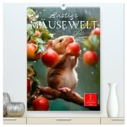 Cover-Bild zum Titel 'Lustige Mäusewelt (hochwertiger Premium Wandkalender 2026 DIN A2 hoch), Kunstdruck in Hochglanz' von 'Peter Roder'