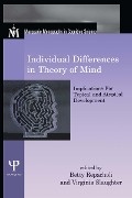 Cover-Bild zum Titel 'Individual Differences in Theory of Mind' von ''
