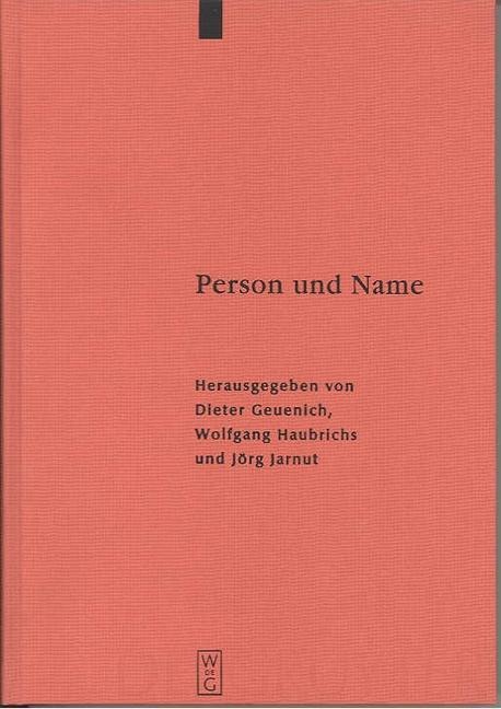 Person und Name - 