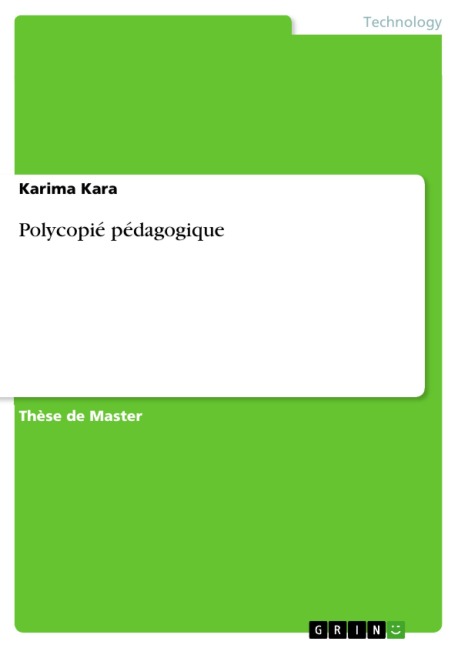 Polycopié pédagogique - Karima Kara