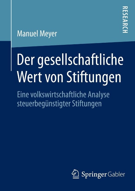 Der gesellschaftliche Wert von Stiftungen - Manuel Meyer
