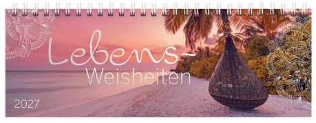 Cover-Bild zum Titel 'Tischquerkalender Trend Lebensweisheiten 2027' von ''