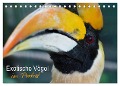 Exotische Vögel im Porträt (Tischkalender 2025 DIN A5 quer), CALVENDO Monatskalender - Christina Williger