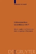 Schleiermachers Liederblätter 1817 - Bernhard Schmidt