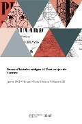 Cover-Bild zum Titel 'Revue d'Histoire Rédigée À l'État-Major de l'Armée' von 'Etat-Major Des Armees'